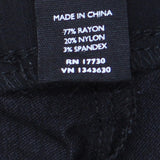 Who What Wear Women's Skinny Crop Pant Black 4 P-W041