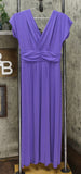 IMAN Women's Petite Boho Chic Knit Maxi Dress