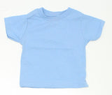 Rabbit Skins 3301T Toddler 100% Cotton Short Sleeve T-Shirt Light Blue 2T