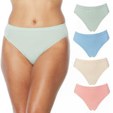 New Rhonda Shear Womens LOT OF 4 "Ahh" Seamless Brief. 700324-NEW Small