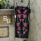 NWT Guess Womens Off-The-Shoulder Embroidered Dress. GDNP3787 4