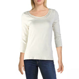 Lauren by Ralph Lauren Women's Ersilla Elbow Sleeve Knit Top