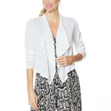 G by Giuliana Women's Cropped Cascade Hacci Cardigan