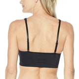 Rhonda Shear Women's Molded Cup Bra With Lace Detail Black XL