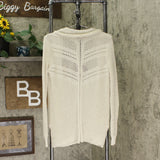 Knox Rose Women's Long Sleeve Layering Sweater Cardigan