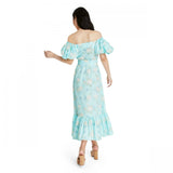 LoveShackFancy For TRGT Women's Estelle Puff Sleeve Dress