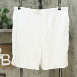 Quacker Factory Women's Set Of Two Sparkle And Shine Knit Shorts