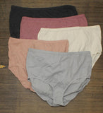 Fruit of the Loom Womens BeyondSoft 5pk Pack Classic briefs. 5DBSRT2 Assorted 10