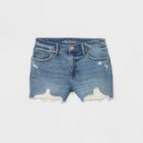 Wild Fable Women's High-Rise Crochet Hem Jean Shorts W4889DDW