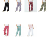 Denim & Co. Women's Petite Pull On Wide Leg Knit Beach Pants