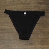 Auden Women's Rib-Knit Cotton Cheeky Underwear 77711393 Black XS