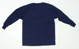 Gildan NEW Ultra Cotton Youth Long Sleeve T-Shirt Tee Navy Small 03040