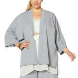 MarlaWynne WynneLayers Women's Sweater Cardigan With High Side Slits