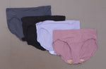 Hanes Premium Women's 4 Pairs Tummy Control Hi Cut Underwear