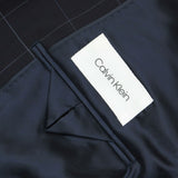 Calvin Klein Men's X-Fit Extra-Slim Stretch Wool Suit Jacket Navy Blue 42R