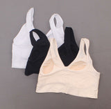 Rhonda Shear 3 Pack Jacquard Ahh Bras With Removable Pads Naturals Medium