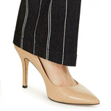 Charter Club Women's Short Denim Pinstriped Trousers