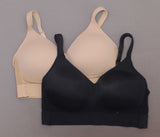 Rhonda Shear 2 Pack Molded Cup Bras With Mesh Back Detail Dark Nude / Black XL