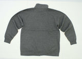 Weatherproof Men's Heavy Cross Weave Full Zip Sweatshirt Jacket Grey Medium