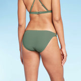 Xhilaration Women's Ribbed Strappy Hipster Bikini Bottom