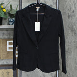 A New Day Women's Long Sleeve Knit Blazer 562935 Black S