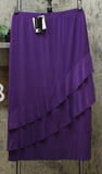 Antthony Women's Plus Size Captivating Collection Tiered Ruffle Skirt