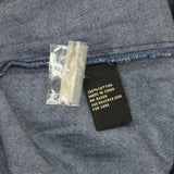 DG2 by Diane Gilman Women's Smocked Boyfriend Chambray Denim Shirt
