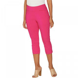 Belle by Kim Gravel Women's Citi Twill Pull On Capri Pants