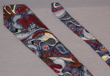 Unbranded Sandwashed Silk US Made Patterned 60" Necktie Vintage Tie