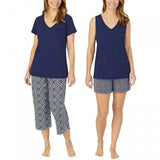 Carole Hochman Women's 4 Piece Knit Pajama Set