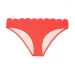 Shade & Shore Women's Sun Coast Cheeky Scallop Pique Texture Bikini Bottom