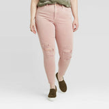 Universal Thread Women's Distressed High Rise Skinny Jeans