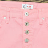 Denim & Co. Women's Slim Ankle Jeans with Button Fly