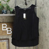 DG2 by Diane Gilman Women's Mixed Media Easy Tank Top