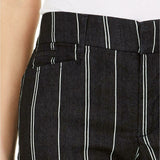 Charter Club Women's Short Denim Pinstriped Trousers