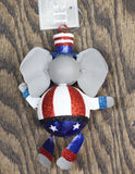 Gallerie II Republican USA Elephant Ornament