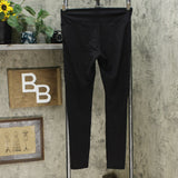 Felina Women's 2 Pack Wide Waistband Sueded Lightweight Leggings Black XL