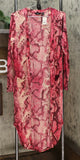 G by Giuliana Women's Printed Stretch Hacci Slub Knit Duster Cardigan