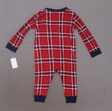 ZUZIFY Baby Pajama Red Plaid Union Suit