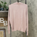 Hippie Rose Women's Junior Fit Cozy Mock Neck Knit Pullover Top