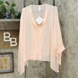 MarlaWynne WynneLayers Women's Plus Size Unstructured Chiffon Shirt