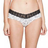 Auden Women's Cotton Hipster With Lace Waistband Panties