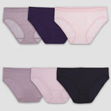 Fruit of the Loom Women's 6pk Seamless Bikini Underwear Color May Vary 5