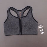 Copper Fit Women's Seamless Zip Front Sports Bra