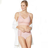 Rhonda Shear Women's Plus Size Mesh Back Detail Molded Cup Bra