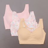 NEW Rhonda Shear LOT OF 3 Body Bra With Removable Pads. 730792-NEW Medium