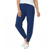 AnyBody Women's Tall Side Ribbed Cozy Knit Jogger Pants