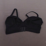 Nearly Nude Women's Seamless Comfortable Lounge Bra Black Small