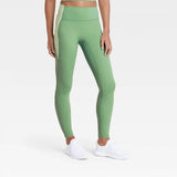 All In Motion Women's Brushed Sculpt High-Rise Leggings Green XXL