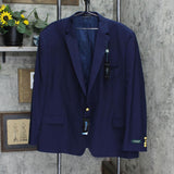 Lauren Ralph Lauren Mens UltraFlex Classic Fit Sport Coat Navy Blue 54R
